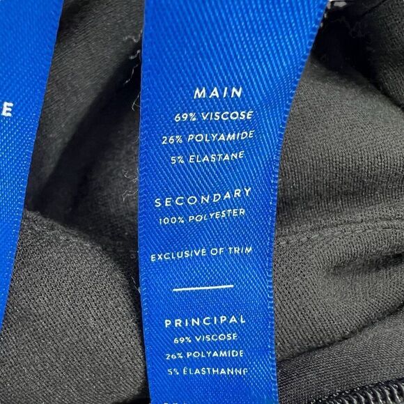 Kit & Ace Sleeveless Mock Neck Fit & Flare Dress Black Size 6 - Picture 6 of 7